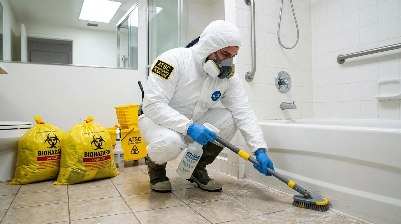 Decontamination equipment deployed for Blood Cleanup in Lindale